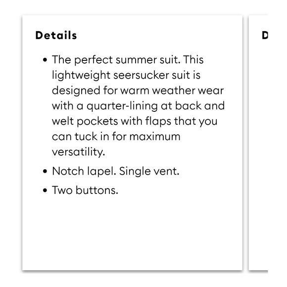 Gorgeous Slim Seersucker Suit 🔥 🔥 🔥 - Picture 4 of 13